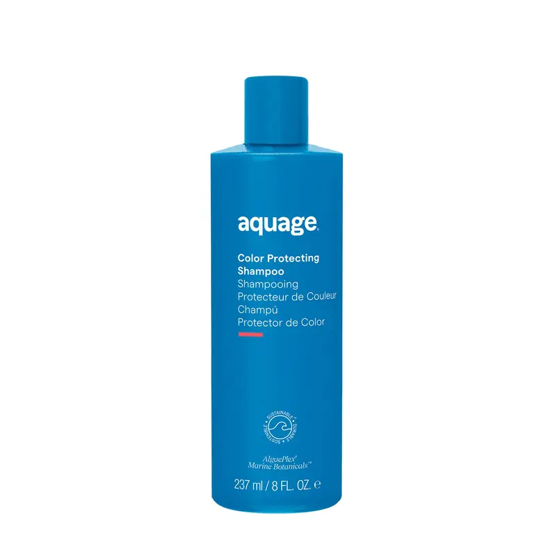 AQUAGE Shampoing Protecteur de Couleur – Botanique Marine Nourrissante, Nettoyage Doux, 236 ml