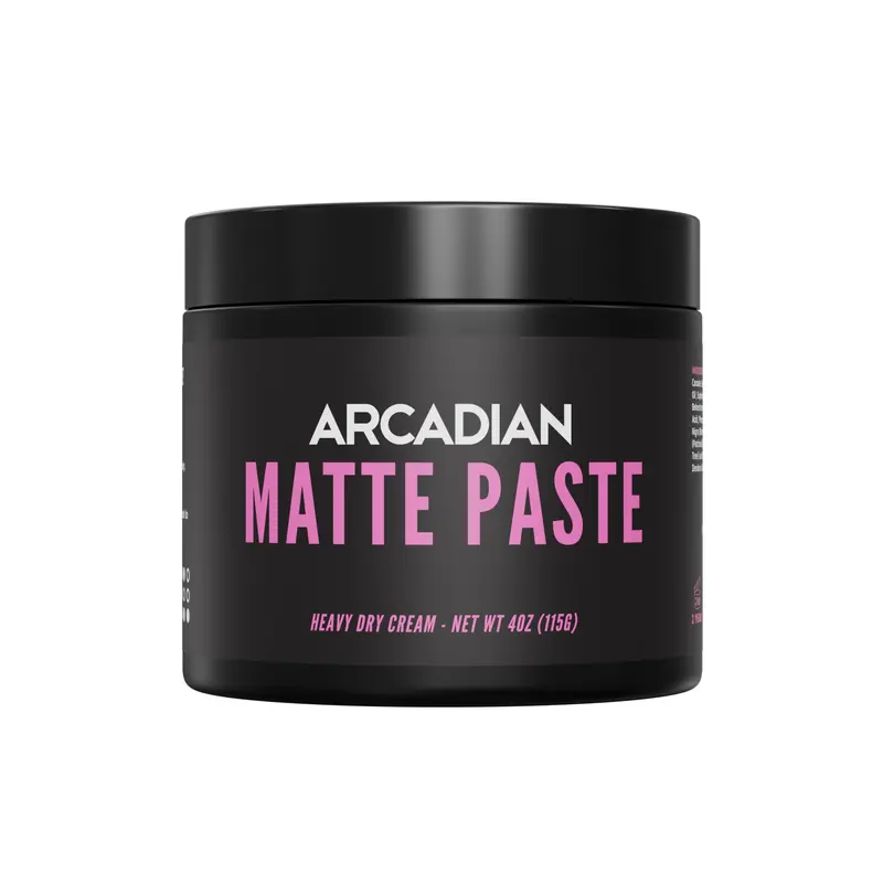 Arcadian Pâte Argile Matte – Finition Mate Végane, Forte Tenue, 4 oz