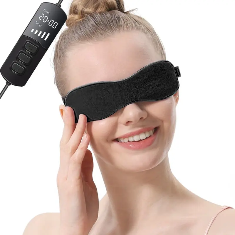 Aroma Season Masque Yeux Chauffant – Graphène FIR, Chaleur Réglable, USB