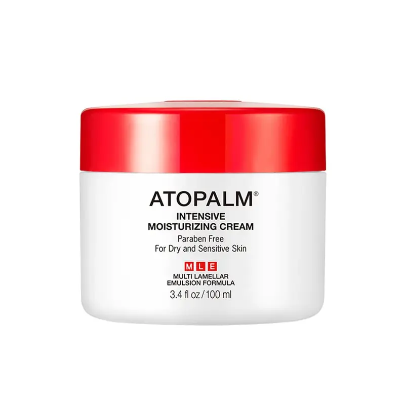 ATOPALM Crème Hydratante Intensive – Soin Visage et Corps pour Peaux Sèches et Sensibles, Sans Parabènes, 100 ml