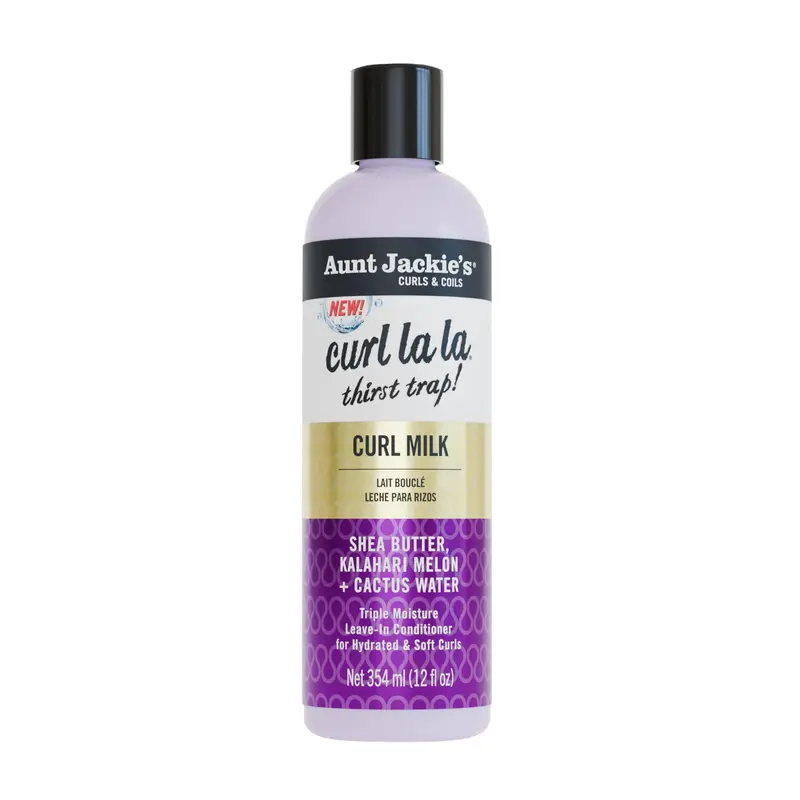 Aunt Jackie's Curls & Coils Curl La La Thirst Trap Curl Milk – Hydratation et Définition des Boucles (355 ml)