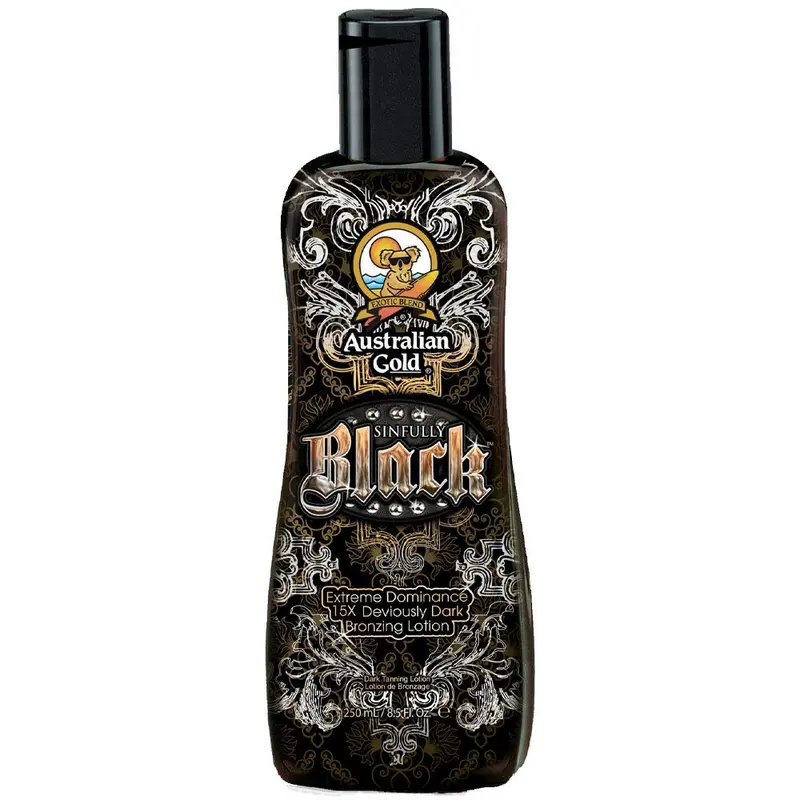 Australian Gold Sinfully Black 15x – Lotion bronzante profonde 8,5 oz