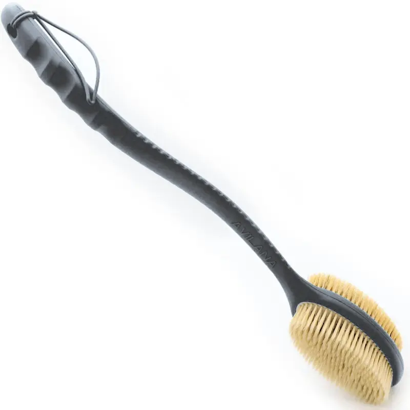 Avilana Brosse Dos Silicone 19 po avec Poignée – Douche Style S1/S2