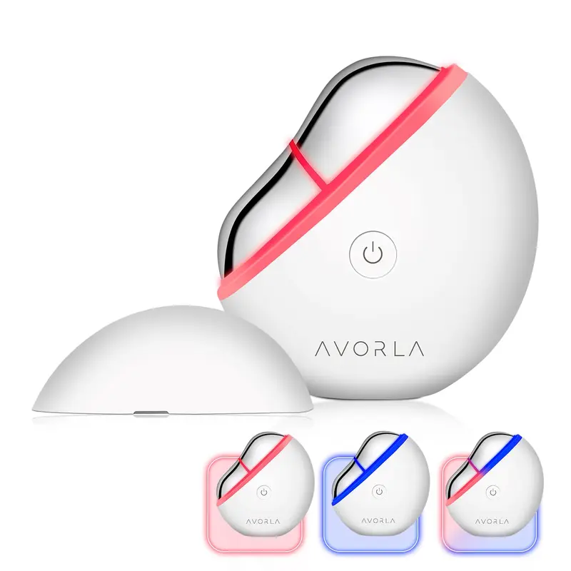 AVORLA LED Gua Sha Visage — Massage, Chaleur et Microcourant | Tonification et LED