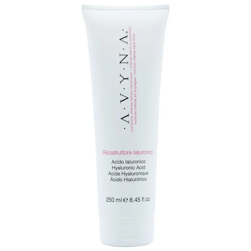 Avyna Soin Réparateur Sans Rinçage en Profondeur pour Cheveux Très Endommagés – Acide Hyaluronique, 250 ml