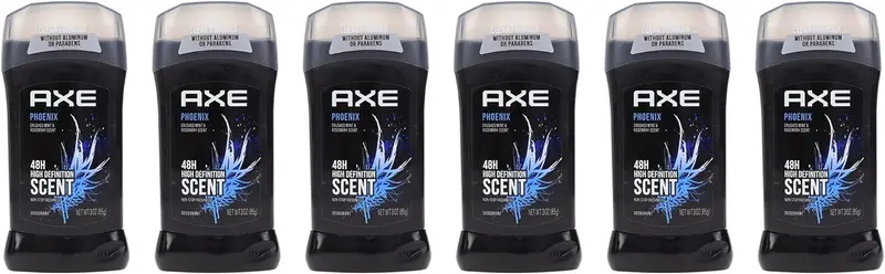 Axe Déodorant Stick Phoenix 3 oz — Pack de 6 | Fraîcheur Fruitée et Senteur Masculine