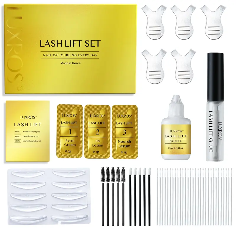 AYASAL Kit Lash Lift Coreen – Keratine sans thio, 5 applications