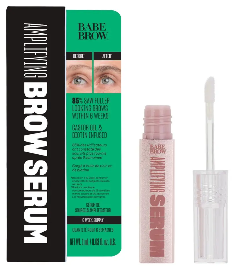 BABE ORIGINAL – Sérum sourcils pour des sourcils plus denses, huile de ricin, biotine et acides aminés