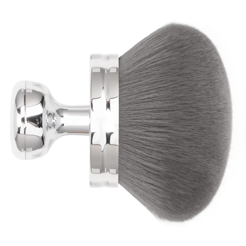 BABYSHEEP Brosse Kabuki Extra Large pour le Corps – Application Auto-bronzant & Bronzer (tête de 3,3 pouces) + Sac à cordon Violet