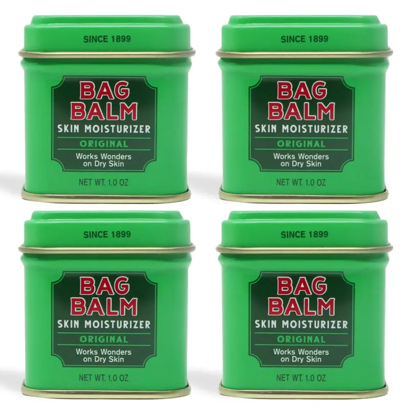 Bag Balm Vermont – Pommade Originale en Boîtes (4×) Hydratation de la Peau