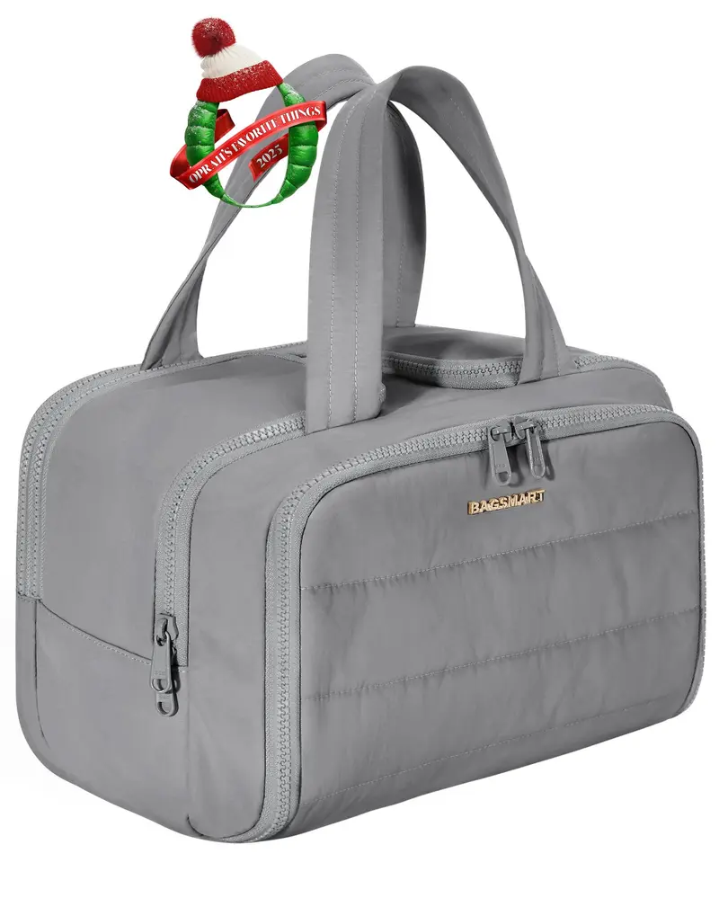 BAGSMART Sac de Toilette de Voyage – Grand et Léger, Ouverture Large et Organisation