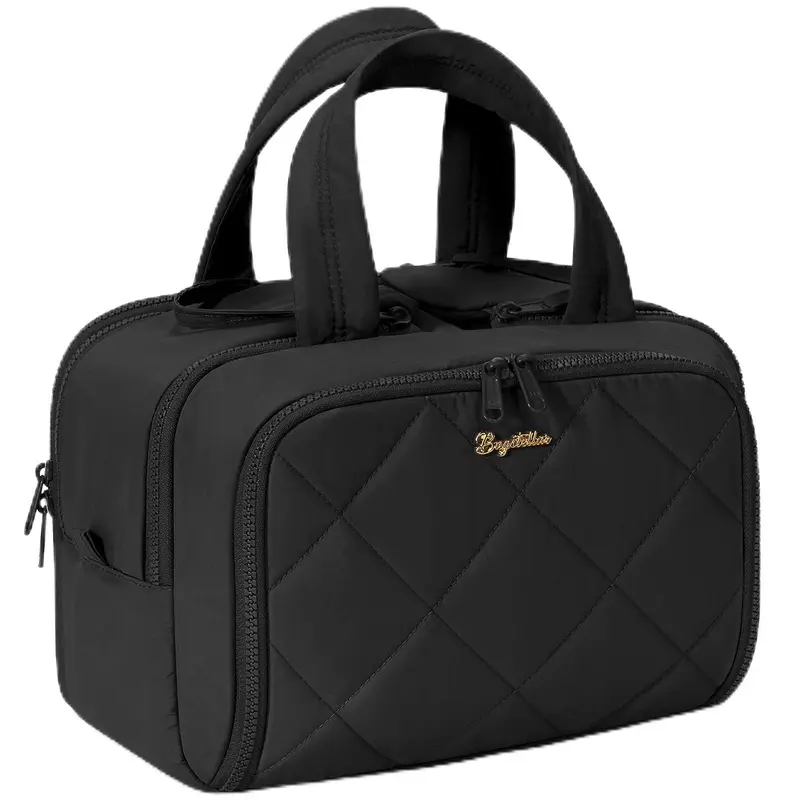 Bagstellar Sacoche de Toilette de Voyage – Grand Modèle Puffer, Étanche et Léger pour Femmes