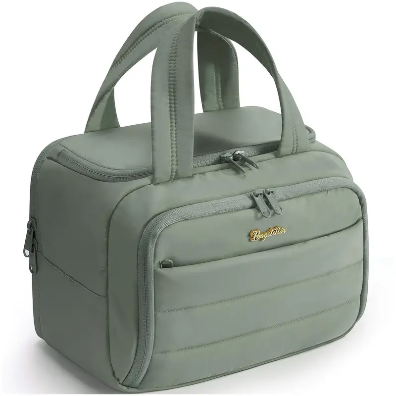 Bagstellar Trousse de Toilette Voyage Femme – Léger, Grande Capacité, Vert Sauge