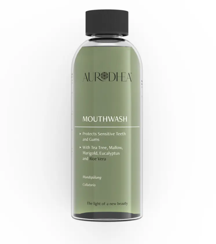 Bain de bouche à l’Aloe Vera 250 ml | Enrichi en Tea Tree, Mauve, Calendula et Eucalyptus
