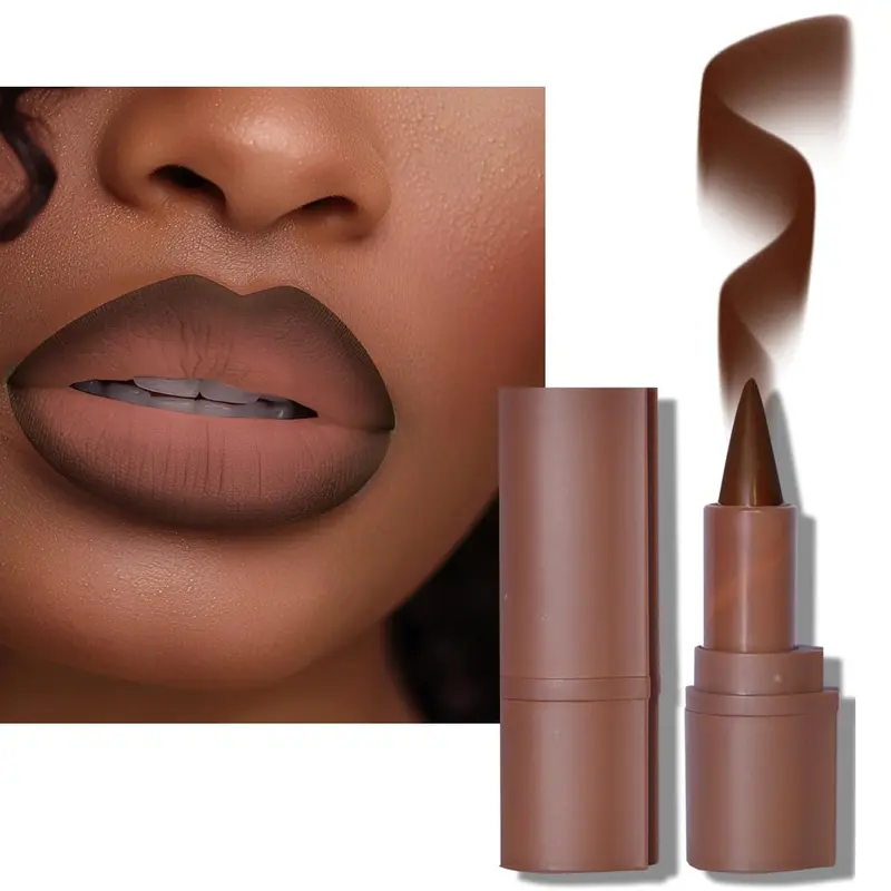 BAISEN DIARY 2-en-1 Crayon Lip Liner et Rouge à Lèvres Gradient – Contour Précis et Effet Ombré Durable, Huit Teintes Universelles