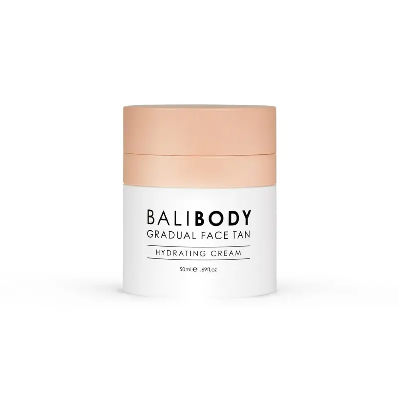BALI BODY Gradual Face Tan – Hydratant Visage Quotidien, Teint Progressif (50 ml) – Végan et Sans Cruauté