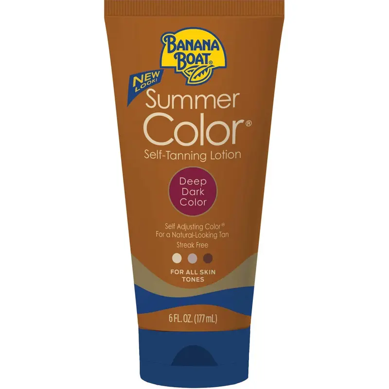 Banana Boat Summer Color Autobronzant – Teinte Profonde, Lot de 4 (6 oz chacun)