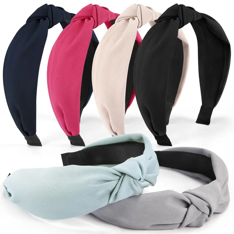 Bandeaux DiyJibb – Lot de 6 Noeud Turban pour Femmes et Filles | Style et Confort