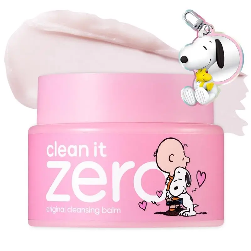 BANILA CO Clean it Zero Original Snoopy Edition – Démaquillant balm vegan, édition Snoopy avec porte-clé exclusif (100 ml)