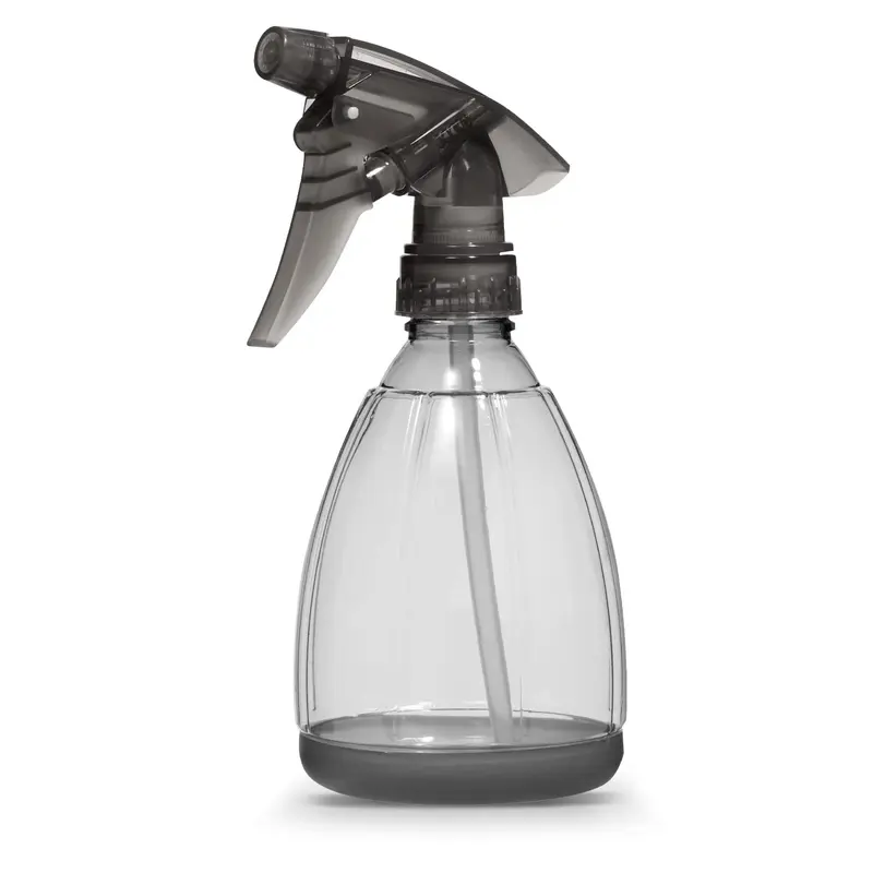 Bar5F Vaporisateur Plastique 12 oz – Anti-fuite, Rechargeable, Débit Ajustable | Salon & Spa, Ménage, Cuisine – Gris Fumé