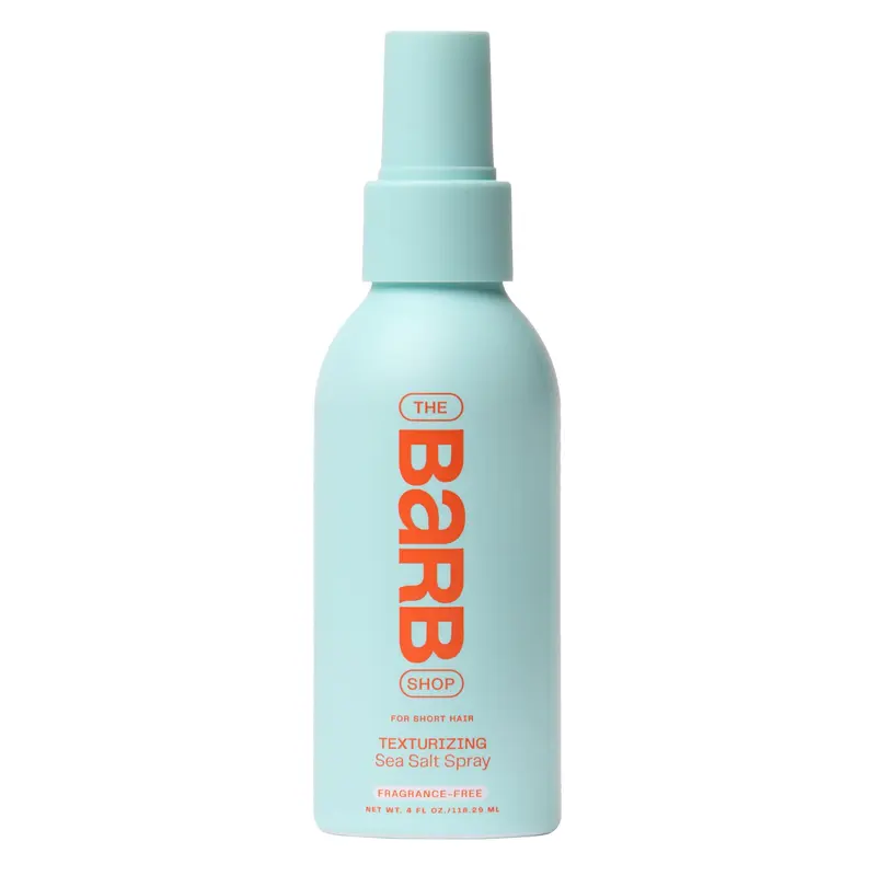 Barb Sea Salt Spray sans parfum – Spray texturisant plage, tenue légère, fini doux et mat – The Barb Shop – 4 oz