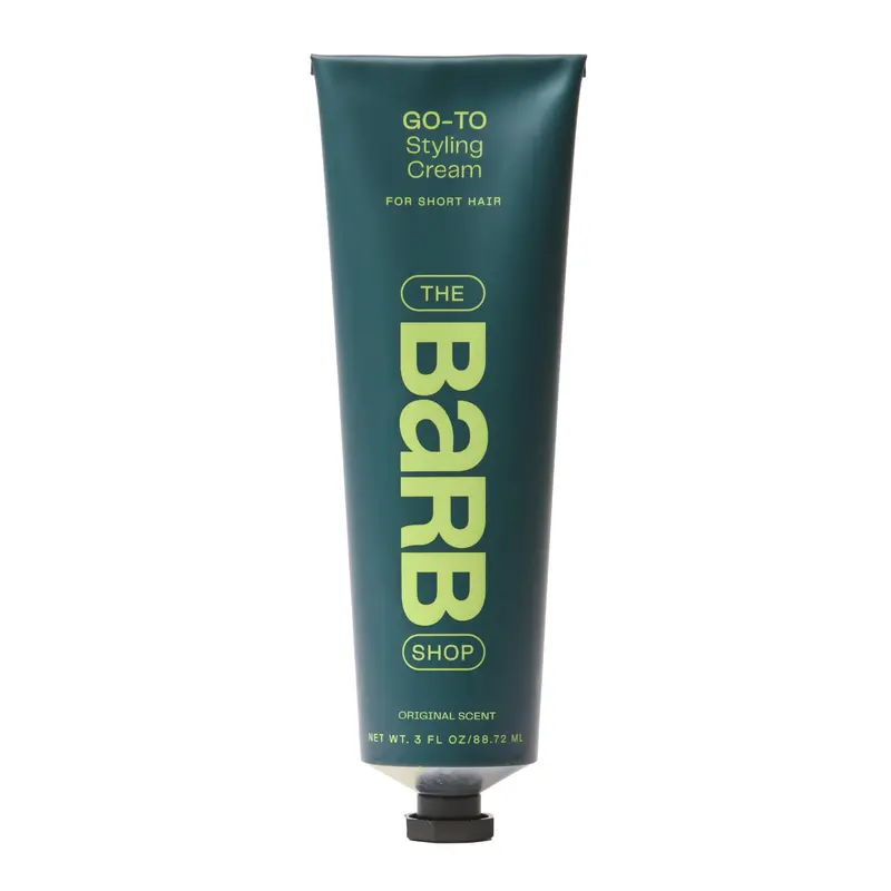 Barb Shop Crème Coiffage Douce – Définition des Boucles et Contrôle du Frizz – Finition Naturelle, Parfum Original, 3 oz