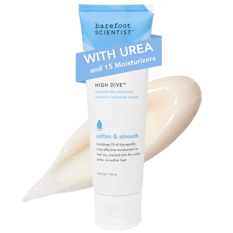 Barefoot Scientist High Dive — Crème hydratation intensive pour pieds secs et talons craquelés