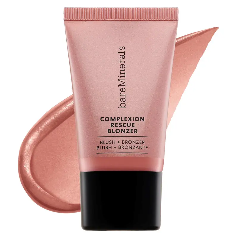 bareMinerals Complexion Rescue Blonzer Kiss of Pink – maquillage fluide rosé-bronze vegan, sans cruauté et testé dermatologiquement