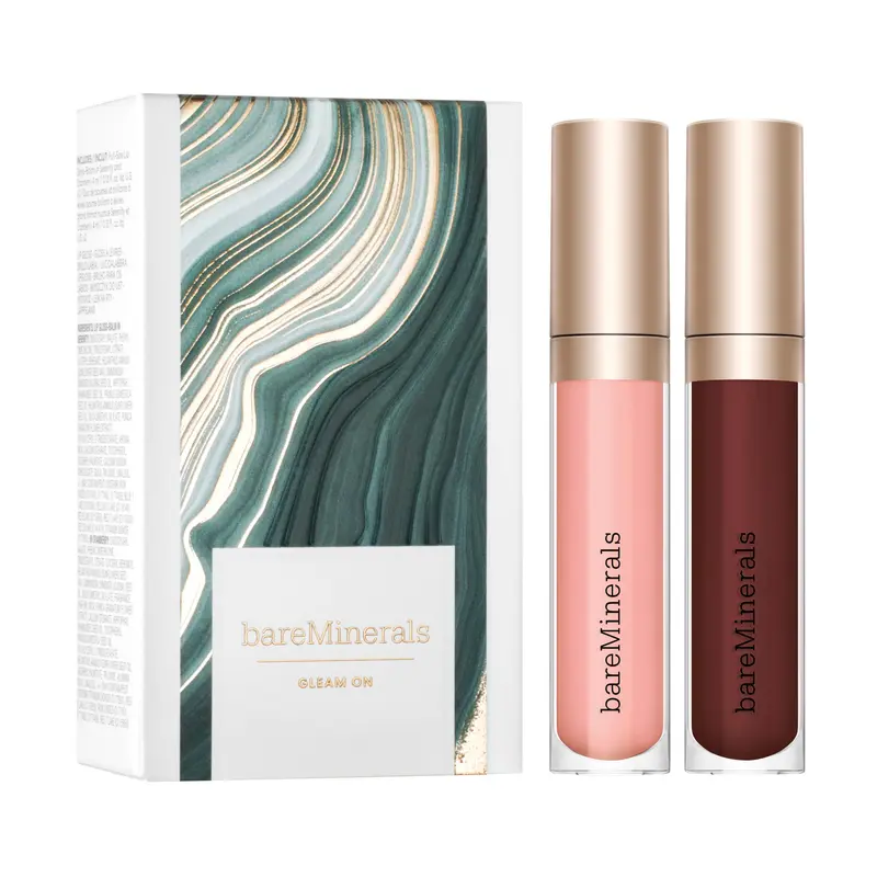 bareMinerals Mineralist Baume-Gloss pour les lèvres Sérénité et Cranberry – Végan, Cruelty-Free et Dermatologiquement testé