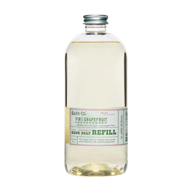 BARR-CO Remplissage Savon Mains – Naturel et Végane, Base Plantes, Parfum Agrumes & Balsam, 950 ml