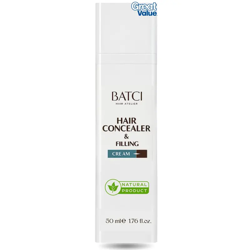 BATCI HAIR ATELIER – Crème couvrante cuir chevelu pour zones clairsemées (50 ml), waterproof