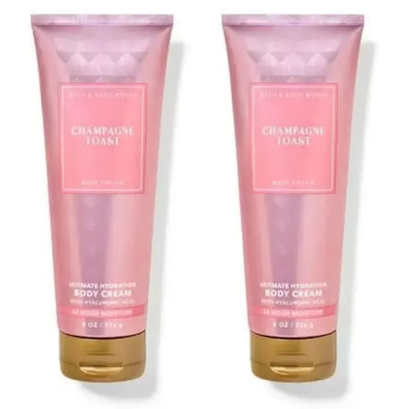Bath & Body Works Coffret Champagne Toast – 2× Crème Corporelle 8 oz