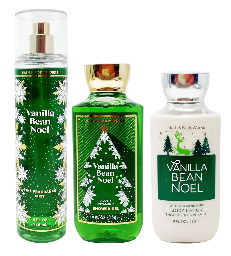 Bath & Body Works Coffret Trio Vanille Bean Noel