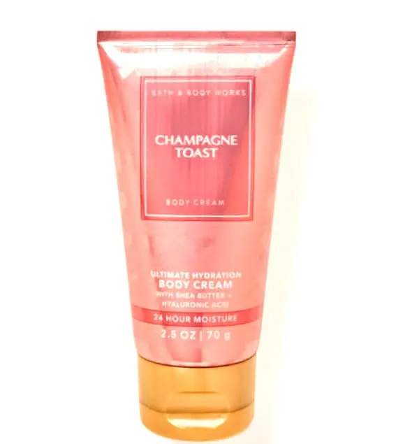 Bath & Body Works Crème pour le corps Champagne Toast – 2,5 oz (70 g)