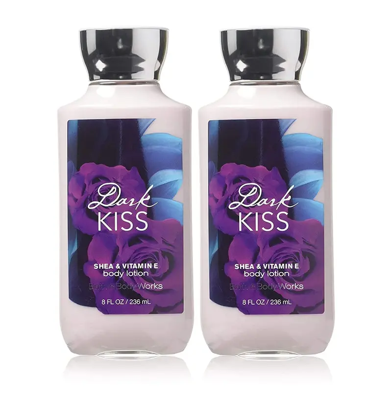 Bath & Body Works Dark Kiss – Lot de 2 Lait Corporel 8 oz pour Femmes
