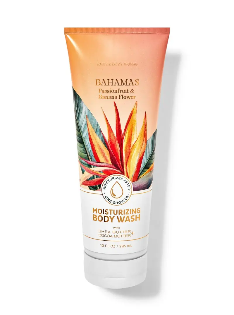 Bath & Body Works Douche Hydratante Bahamas Passionfruit & Banana Flower — 10 oz