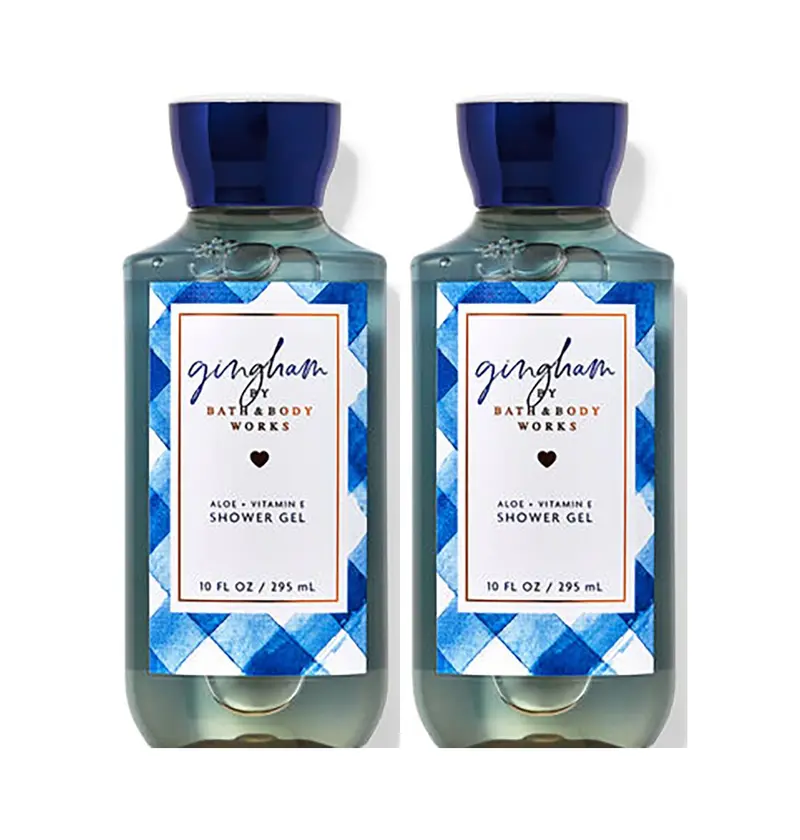 Bath & Body Works Gingham Gel Douche – Coffret 2x10 oz (Gingham)