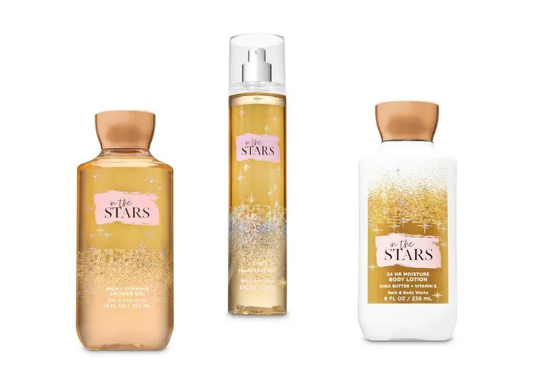 Bath & Body Works In the Stars – Coffret Gel Douche, Lait pour le Corps et Brume Parfumée