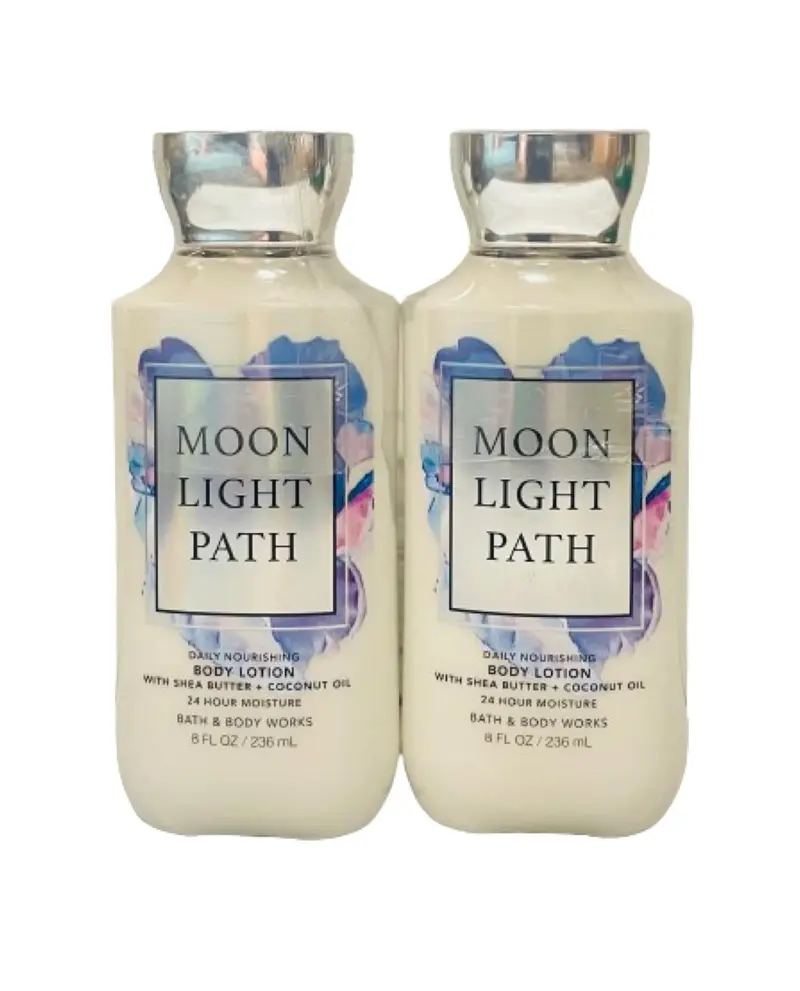 Bath & Body Works Moonlight Path – Lotions Douces en Duo 2x8 oz