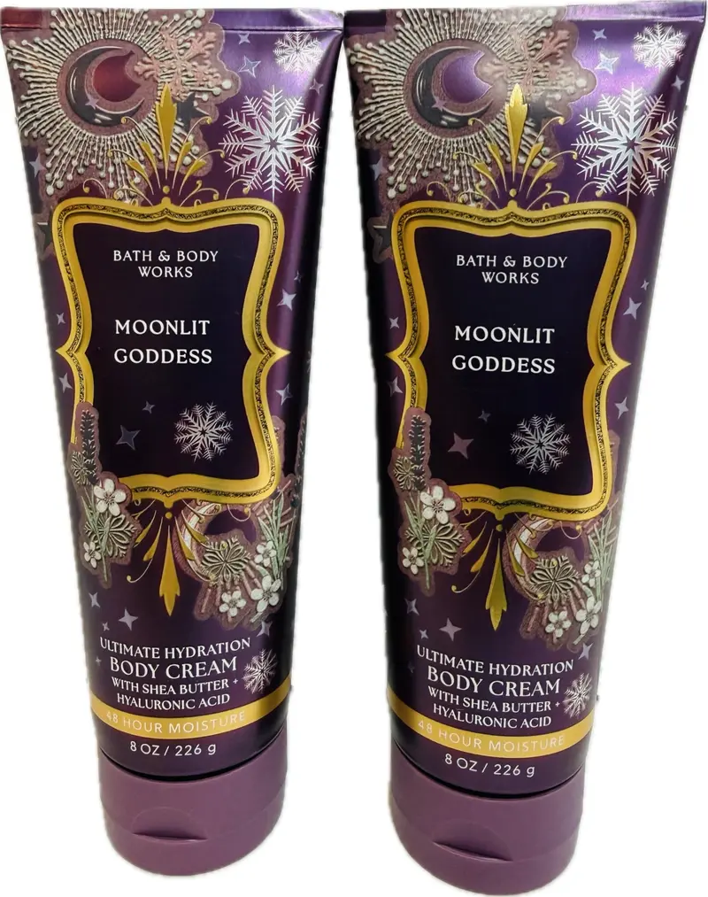 Bath & Body Works Moonlit Goddess Crème Corps Hydratation Ultime – Pack 2x8 oz