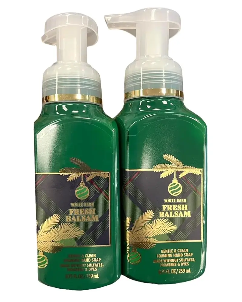 Bath & Body Works Savon Moussant pour les Mains – Lot de 2, 8,75 oz chacun – Sapin Frais