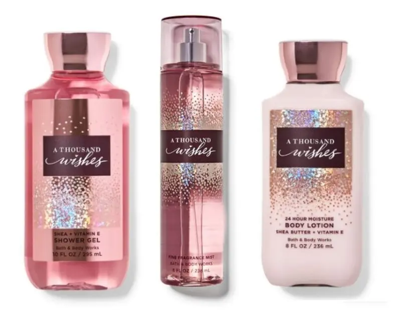 Bath & Body Works Soins du corps – A Thousand Wishes, Ensemble Trio Quotidien