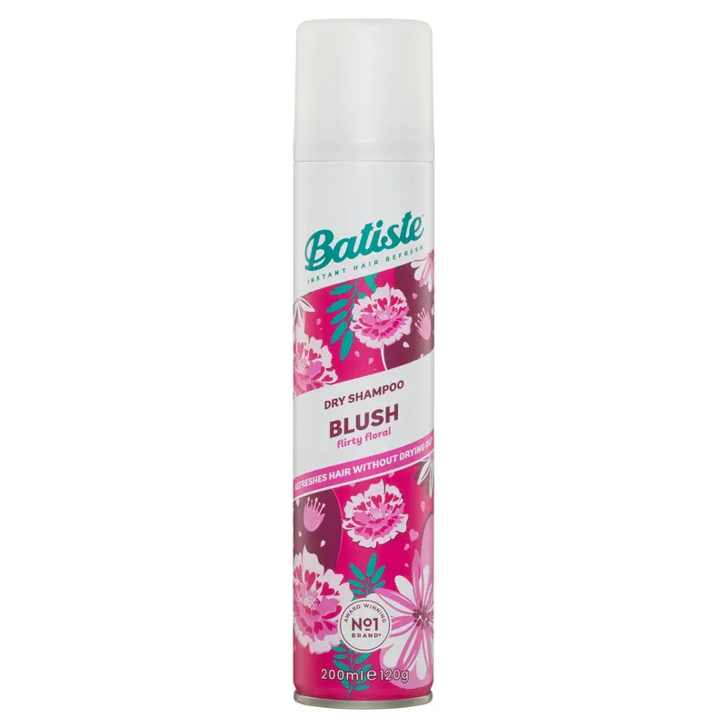 Batiste Shampooing Sec Teinte Rosée – Lot de 6, 199 ml