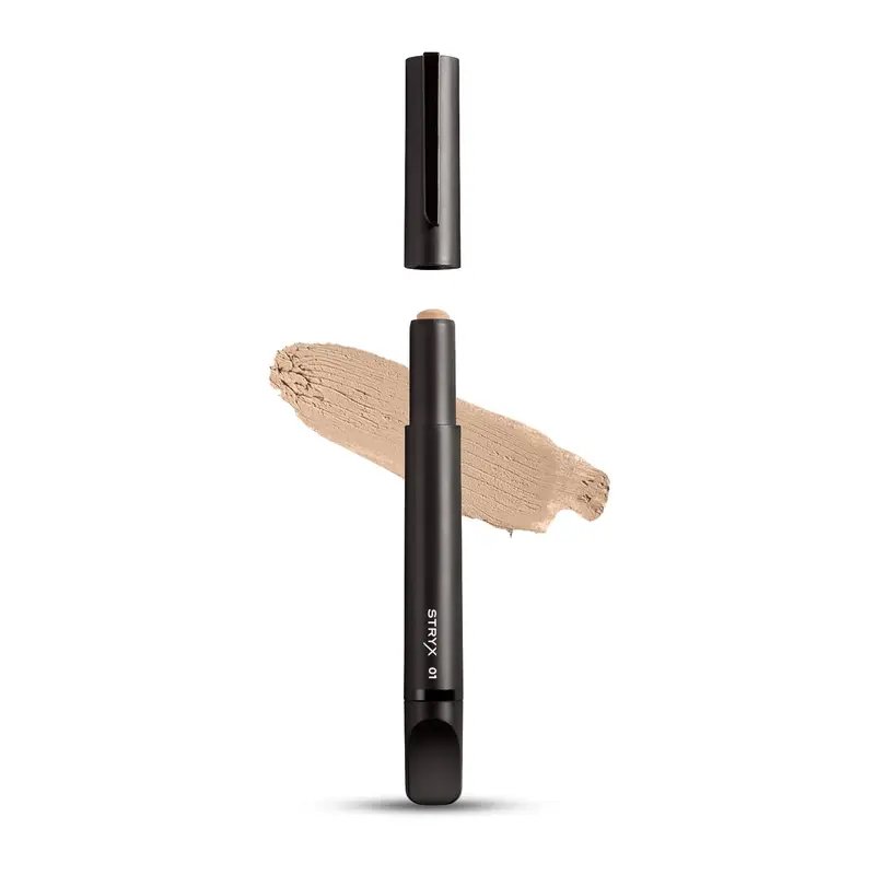 Bâton Correcteur Stryx pour Hommes – Teinte Cognac Clair, Pigments Naturels et Couverture Discrète