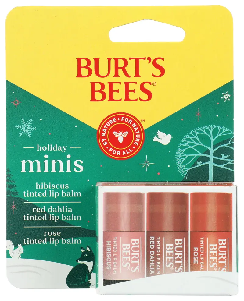 Baume à Lèvres Burt's Bees Holiday Minis – Lot de 3 sticks