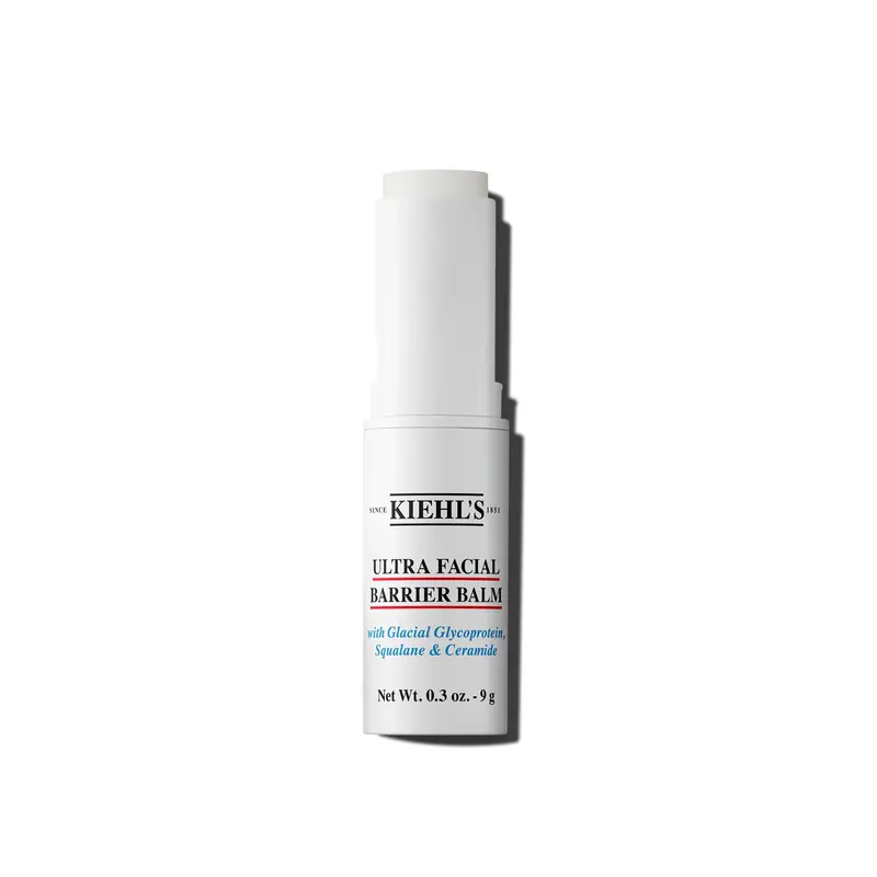 Baume Barrière Ultra Facial – Stick Nomade Kiehl's, Hydratation Durable, Squalane et Céramides, Sous ou Sur le Maquillage, 0,3 oz