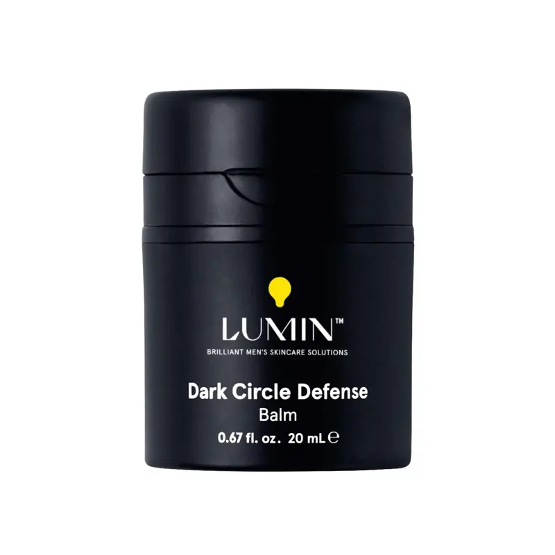 Baume Défense contre les Cernes pour Hommes – Yeux Hydratant Caféine & Niacinamide, Lumin, 20 ml