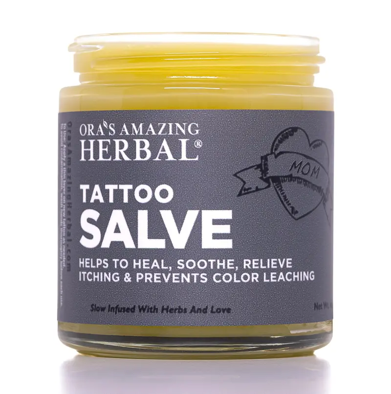 Baume tatouage Ora's Amazing Herbal – Soin après tatouage, fabriqué aux États-Unis, 113 g