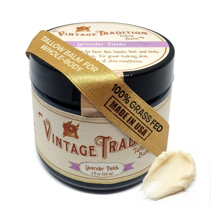 Baume tout-usage au suif de bœuf Vintage Tradition – Hydratation, Lavande