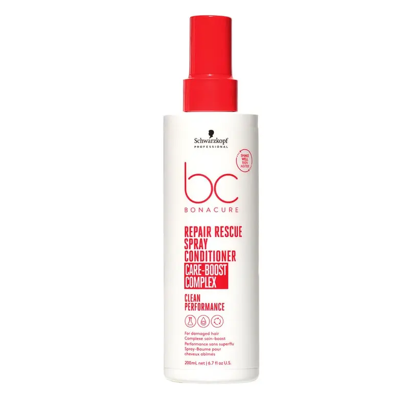 BC BONACURE Peptide Repair Rescue Spray Conditioner – Soin sans rinçage pour cheveux abîmés | Schwarzkopf Professional